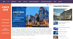 Desktop Screenshot of icmce.org